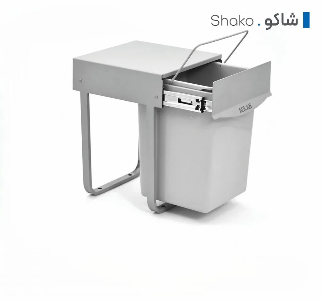 سطل زباله تک مخزنه ریلی کوچک