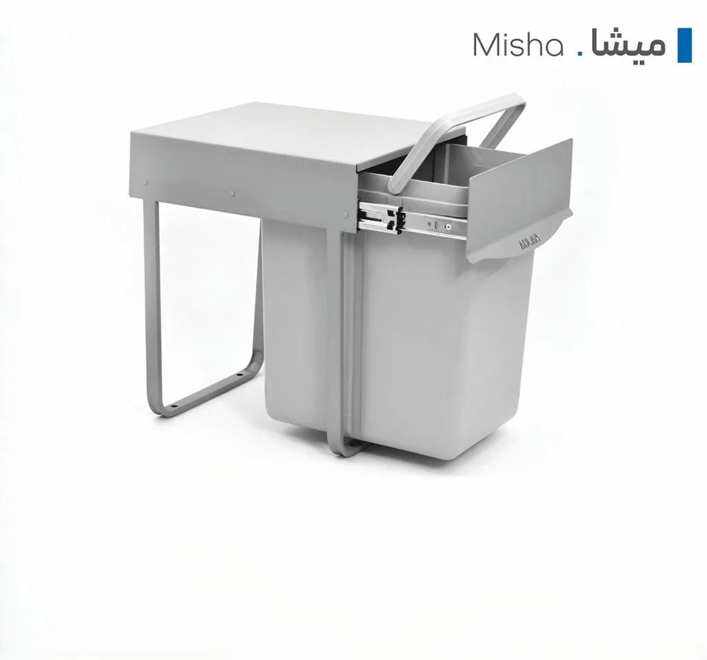 سطل زباله تک مخزنه ریلی متوسط